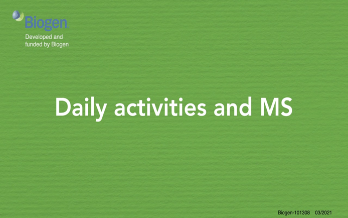 Daily activities and MS video thumb
