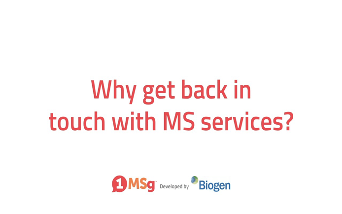 Why get back in touch with MS services? video thumb