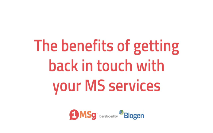 The benefits of getting back in touch with your MS services video thumb