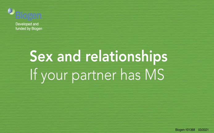 Sex and relationships if your partner has MS video thumb