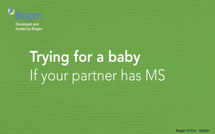 Trying for a baby if your partner has MS video thumb